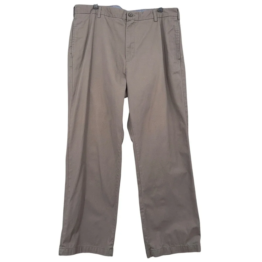 Banana Republic Gavin Men 38x30 100% Cotton Brown Chino‎ Pants